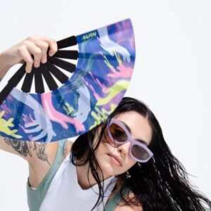 Abanico Manos Pastel XL