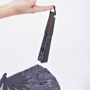 Abanico Cat Eye Black Pocket Abanico Cat Eye Black Pocket