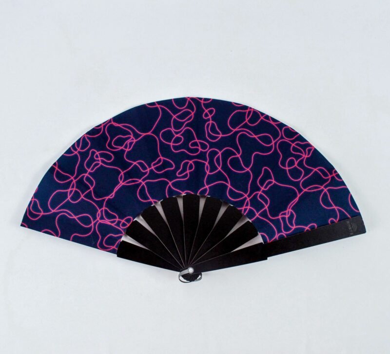 Abanico Weave Orange & Blue Pocket