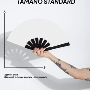 Abanico Uroboros Silver Standard Abanico Uroboros Silver Standard