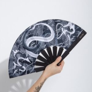 Abanico Uroboros Silver XL