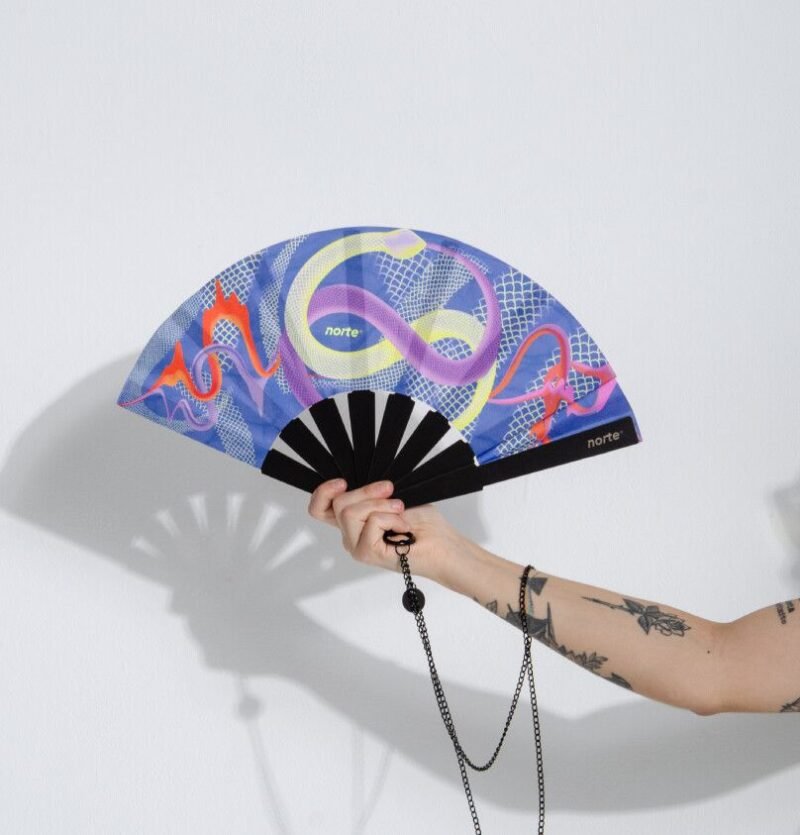 Abanico Uroboros Lilac Pocket