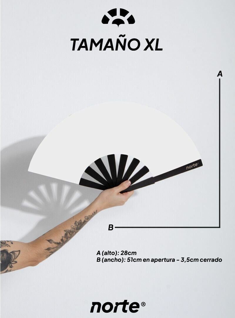 Abanico Nebulosa UV Green XL