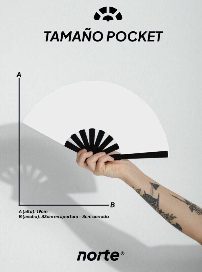 Abanico Koi Black Pocket