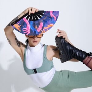 Abanico Manos Neón Standard