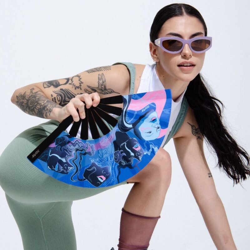 Abanico Máscaras Blue Standard