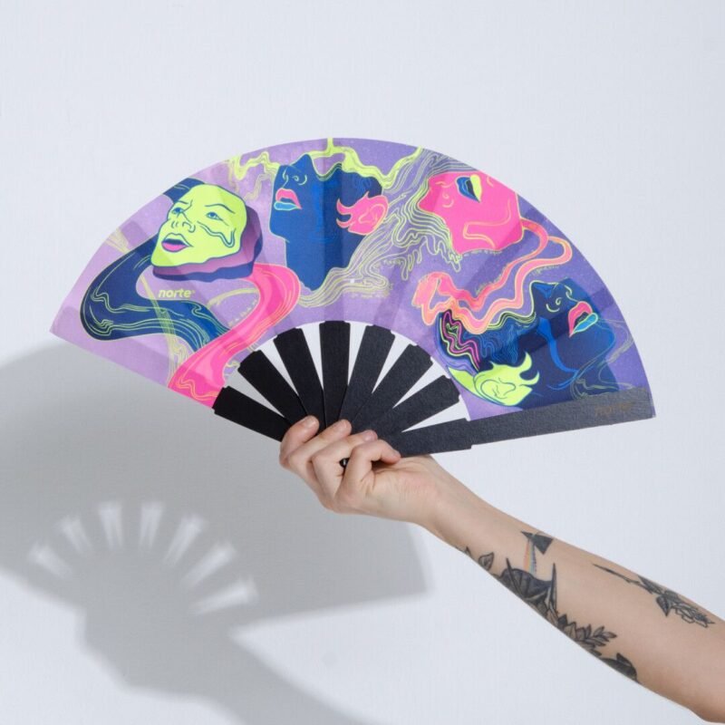 Abanico Máscaras Neón Pocket