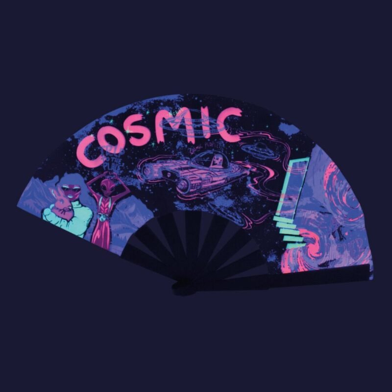 Abanico Cosmic Trip Neón Standard