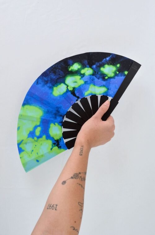 Abanico Nebulosa UV Green XL