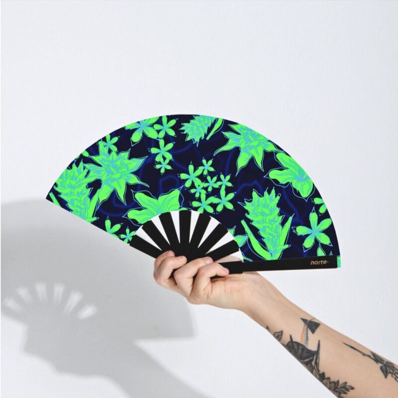 Abanico Flodra Green & Blue Standard