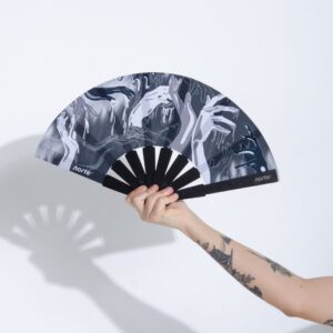 Abanico Manos Silver XL