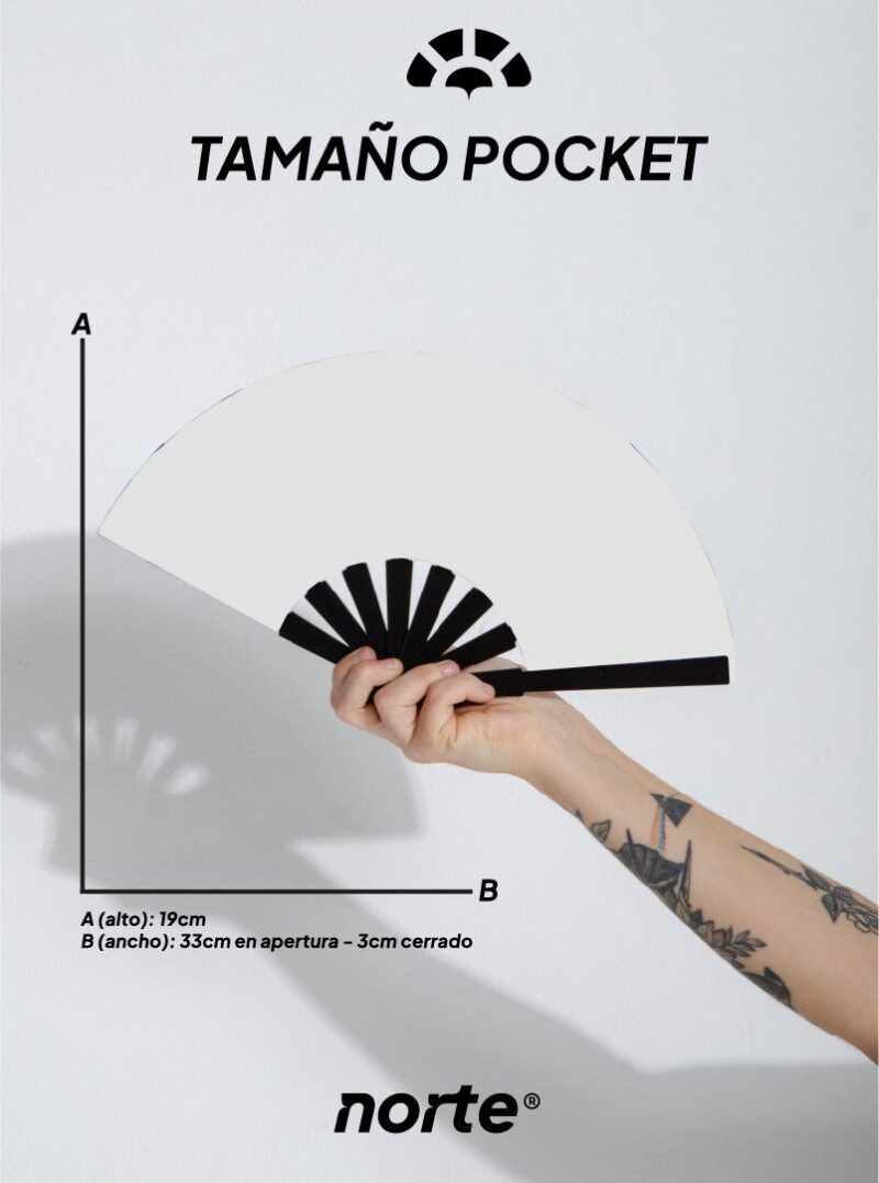 Abanico Fluido Black Pocket