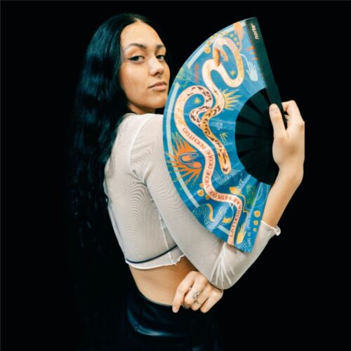 1767558356cac17f6cbf07e9e1b34e1f96d2265814.webp-3 Abanico Cosmic Serpent Green Standard