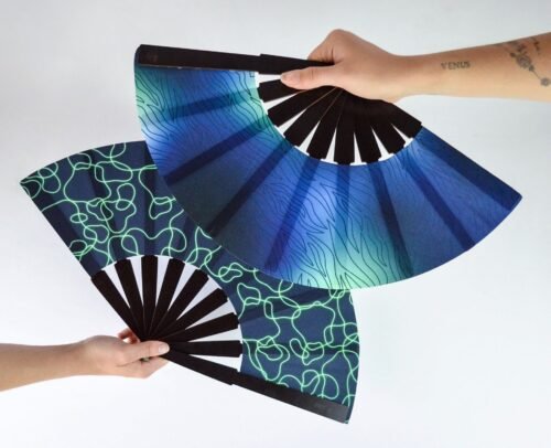 Abanico Wild Lights Blue Pocket Abanico Wild Lights Blue Pocket