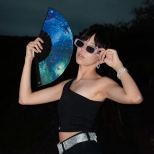 Abanico Galactic Green XL