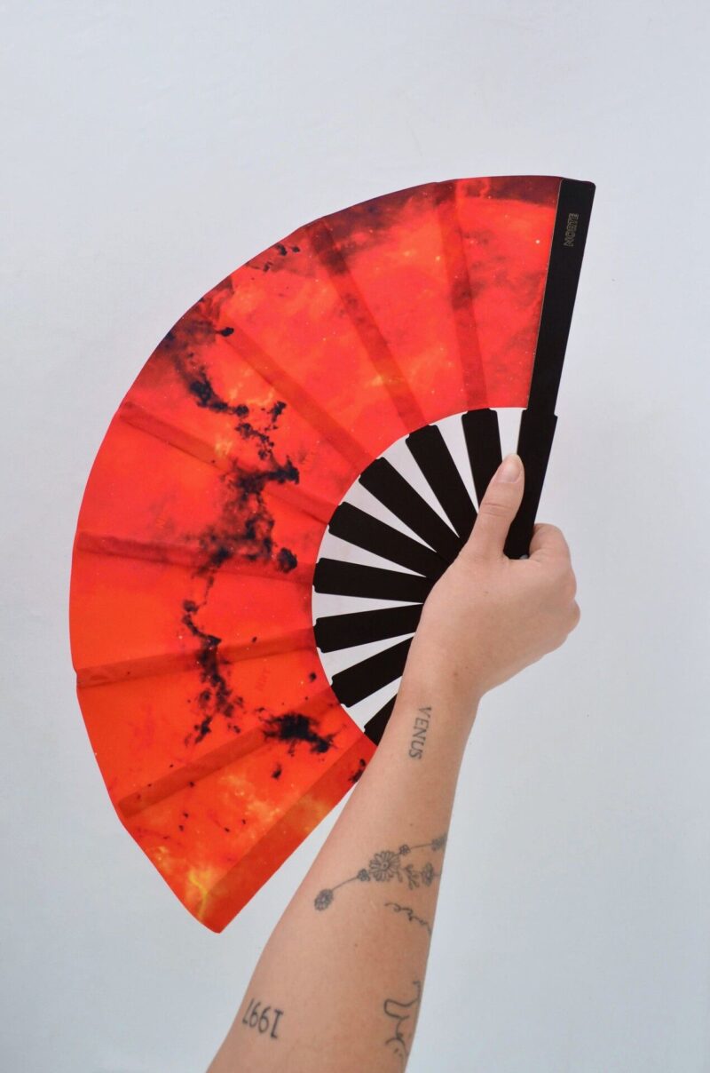 Abanico Smoke Red XL