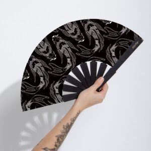 Abanico Pez Koi Black Standard Abanico Pez Koi Black Standard