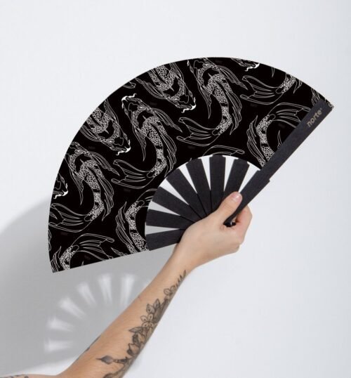 Abanico Pez Koi Black Standard