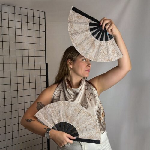 Pañuelo Radiant Soul Nude Medium + Ecofan Standard Radiant Soul