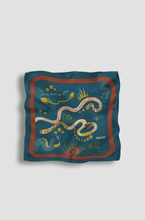 Pañuelo Cosmic Serpent Green Large