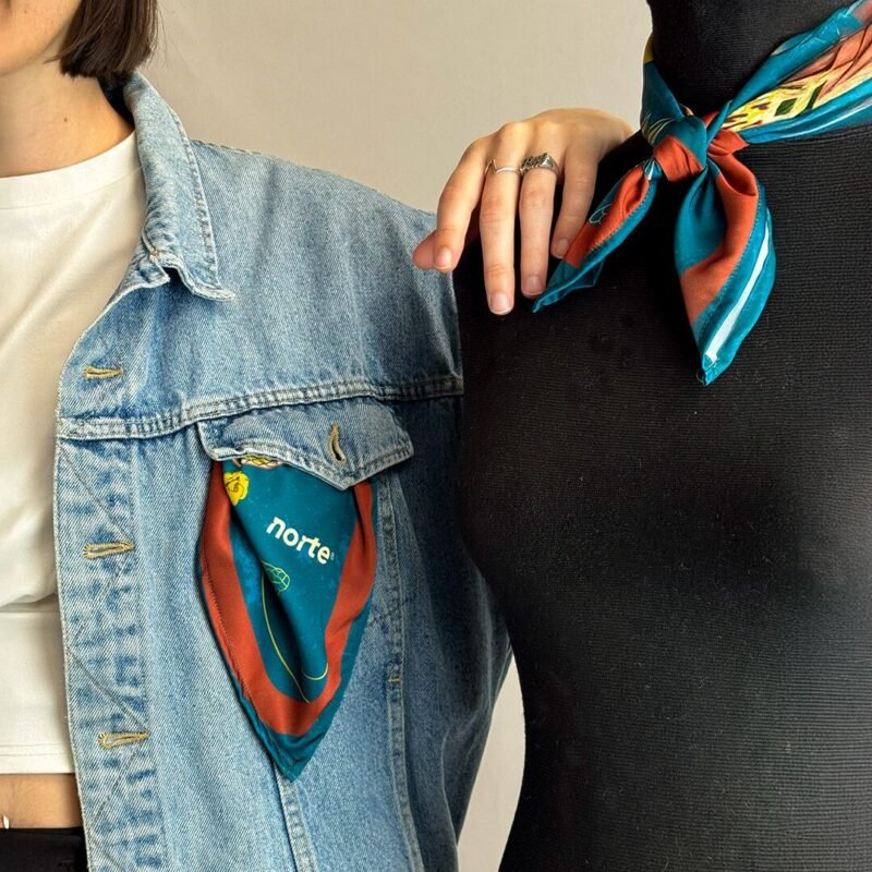 Pañuelo Cosmic Serpent Green Small